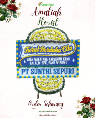 Papan Bunga Duka di Siantan Hulu