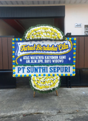 Papan Bunga Duka di Siantan Hulu