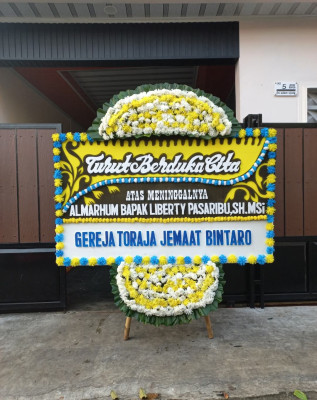 Papan Bunga Duka di Siantan Hulu